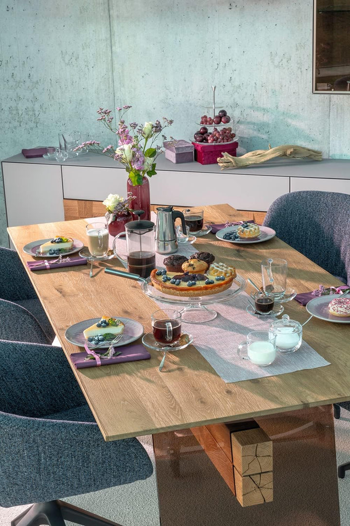 Leonardo Napoli Espresso-Tassen, 6er Set, spülmaschinengeeignete Espresso-Becher, kleine Kaffee-Tass