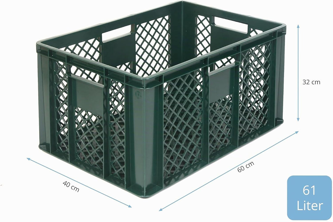 DIE BOX FABRIK Eurobox 60x40 cm in verschiedenen Höhen & Farben | Bäckerkiste, Gemüsekiste & Obstkis