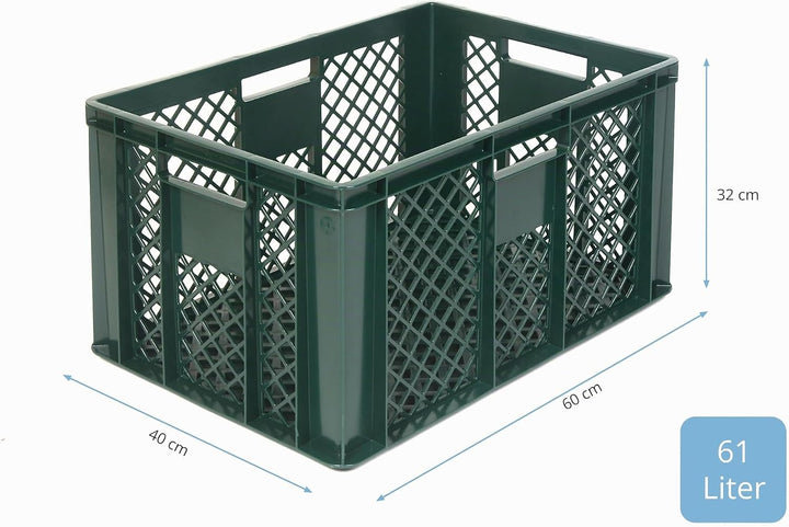 DIE BOX FABRIK Eurobox 60x40 cm in verschiedenen Höhen & Farben | Bäckerkiste, Gemüsekiste & Obstkis