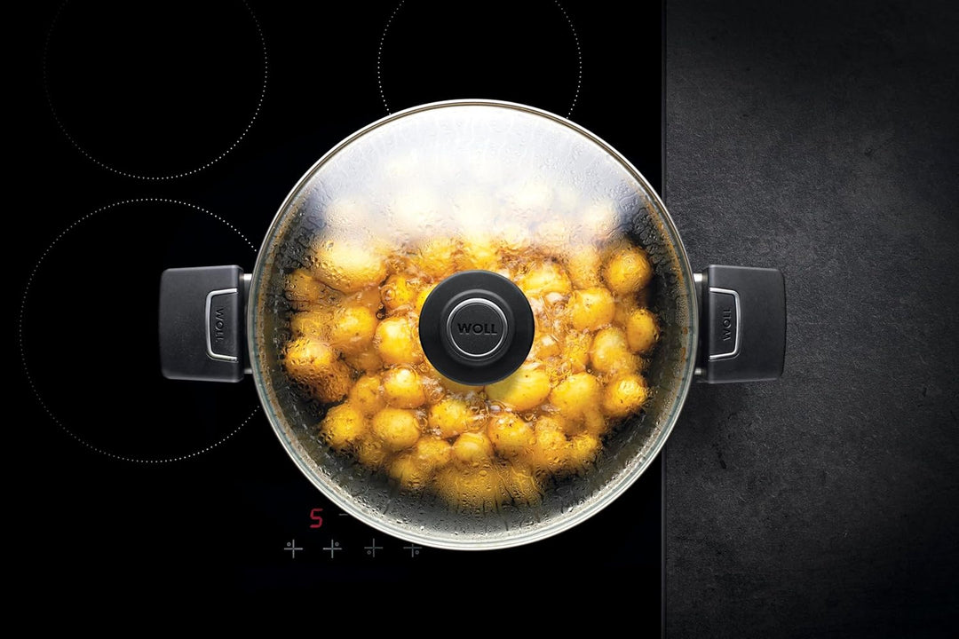 Woll Diamond Lite Topf mit Glasdeckel in Box, Ø 28 cm, 15.5 cm hoch, 7.5 Liter, mit 2 Seitengriffen