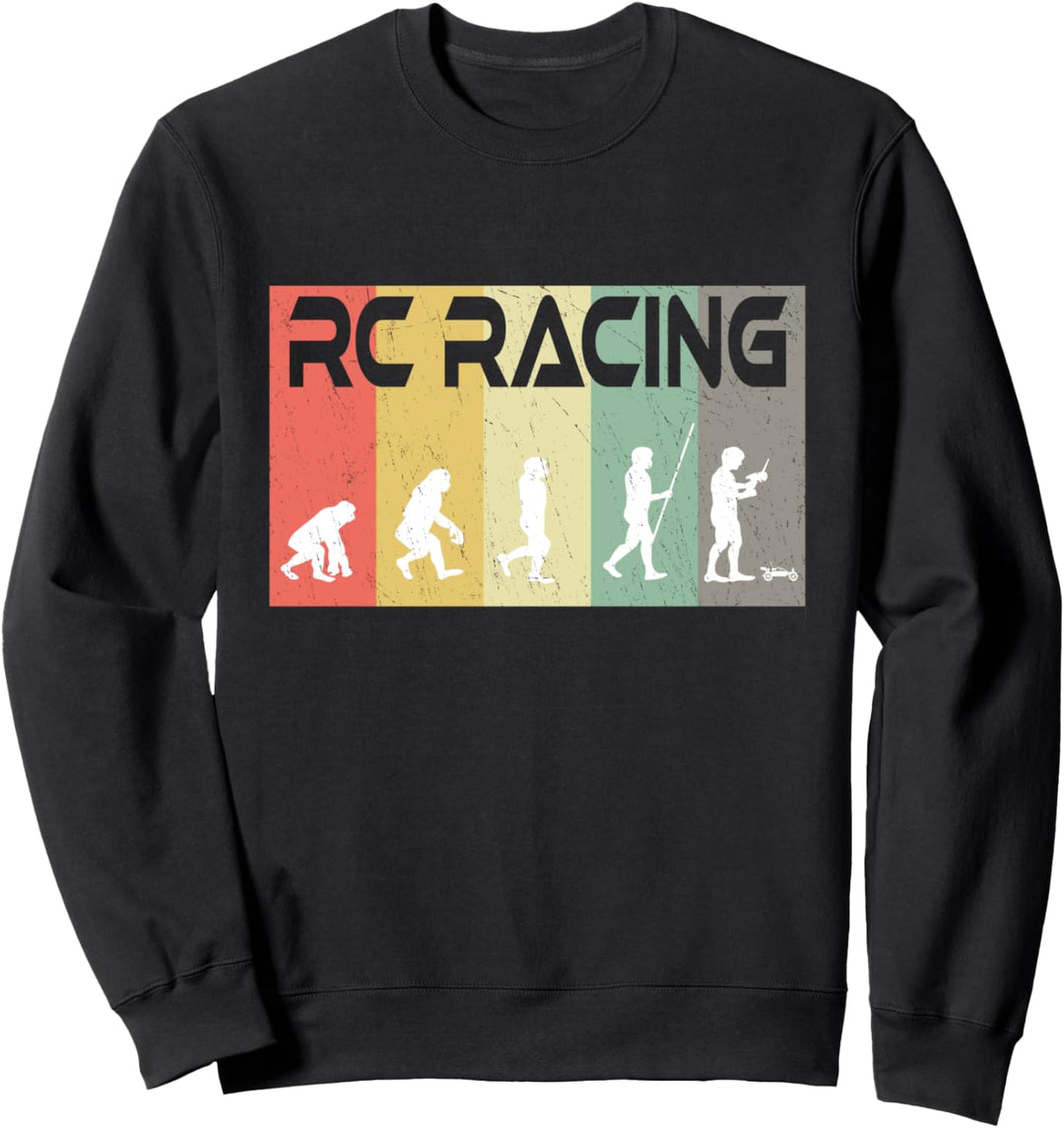 Lustige Vintage RC Racing Evolving Radio Control RC Auto Sweatshirt