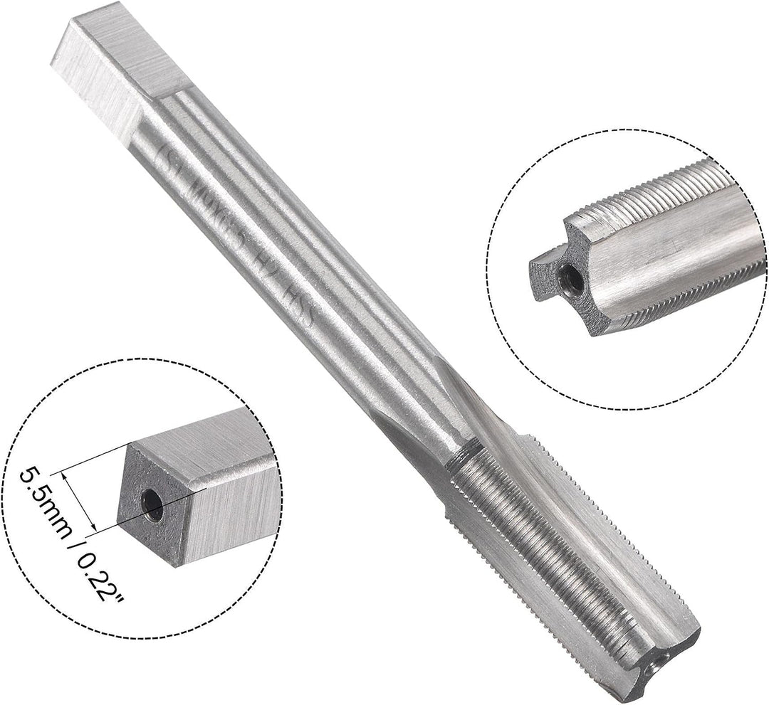 sourcing map Gewindebohrer Schneideisen Set M9 x 0,5mm, Gewindeschneider Schneideisen Set mit Legier