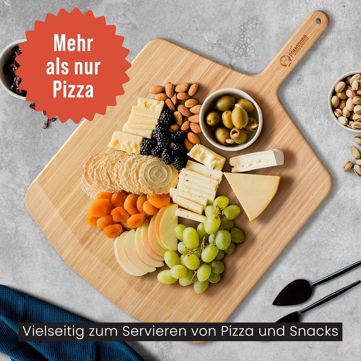 Chef Pomodoro 40,6 cm Bambus Pizzaschieber Holz Pizzaschieber 16 Zoll Hausgemachte Holz Pizzaschiebe