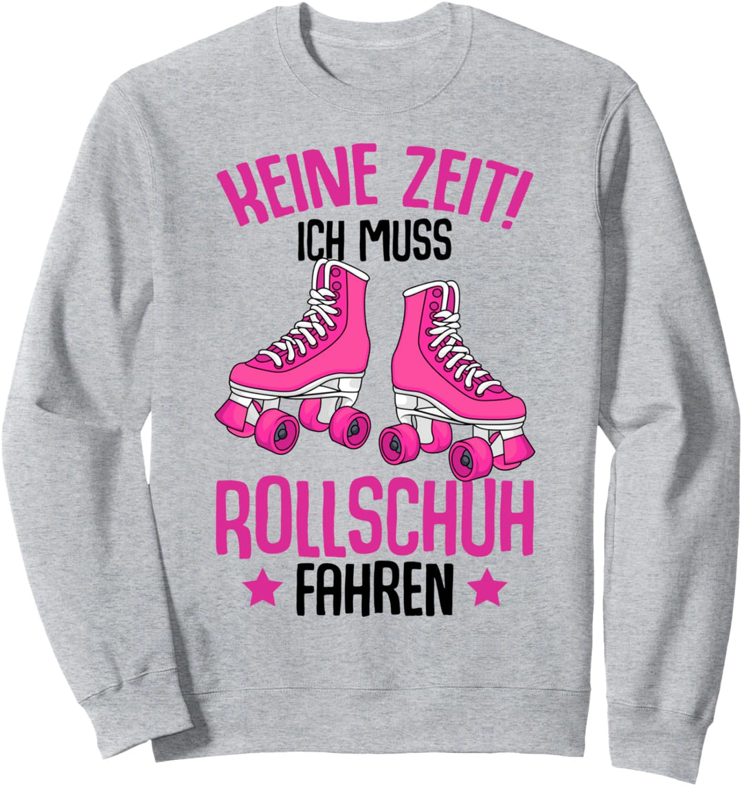 Rollschuhe Roller Girl Retro Rollschuh Mädchen Sweatshirt