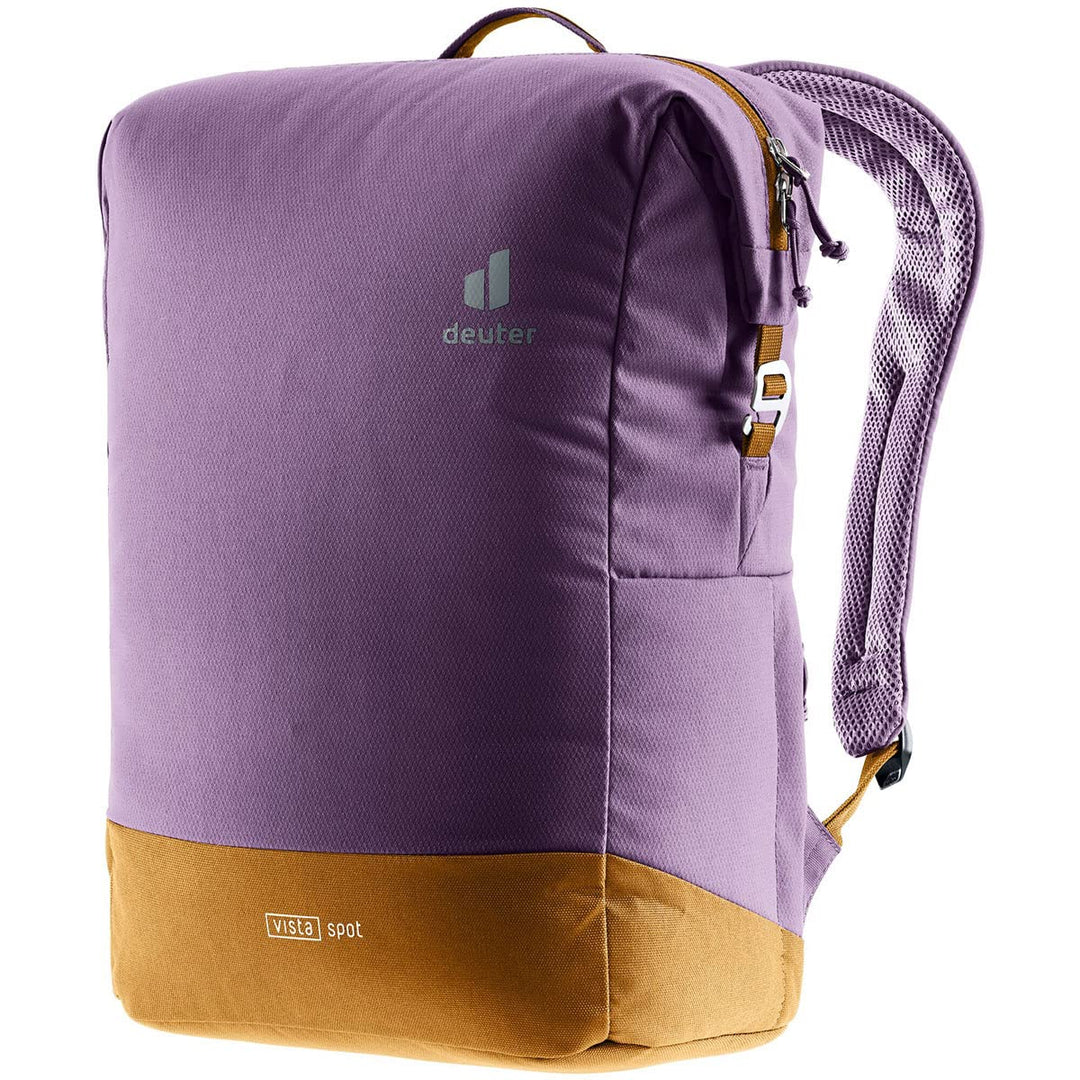deuter Unisex Vista Spot Tagesrucksack (1er Pack) 18 L Plum-cinnamon, 18 L Plum-cinnamon