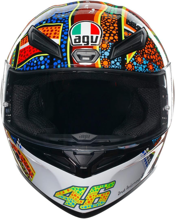 AGV K1 S Dreamtime Integralhelm (weiss/blau/rot/gelb) XS (53), XS (53)