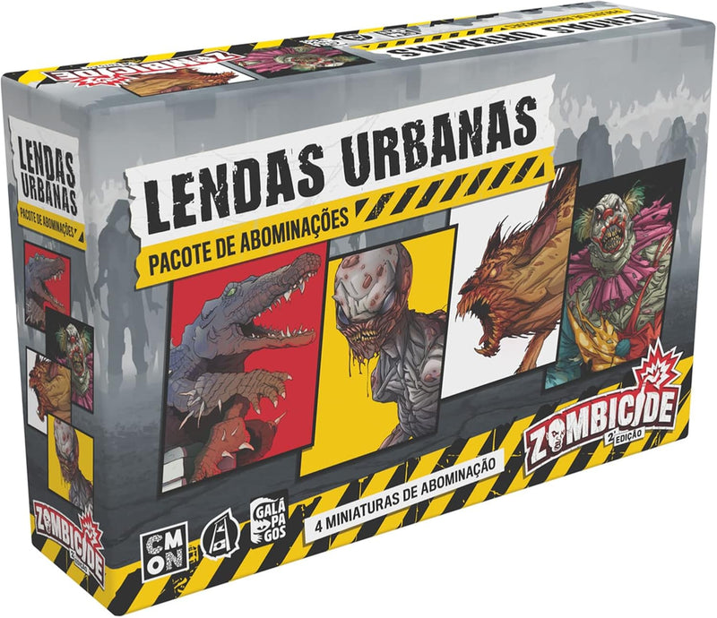 CMON, Zombicide 2. Edition – Urban Legends, Erweiterung, Kennerspiel, Dungeon Crawler, 1-6 Spieler,