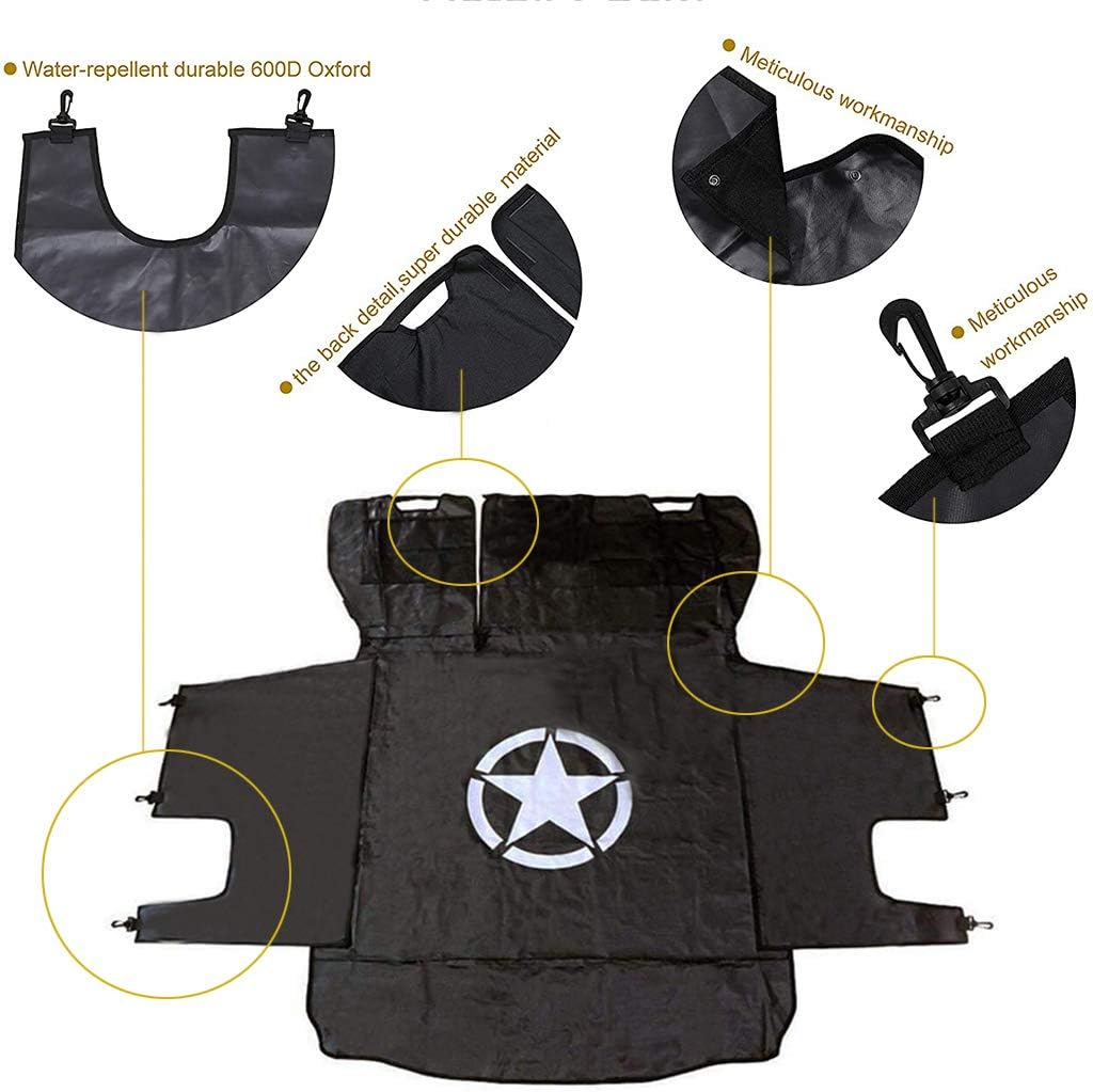 psler ® Kofferraumabdeckung Lagerung für Wrangler JK 2007-2017 and für Wrangler JL 2018-2023 For JK