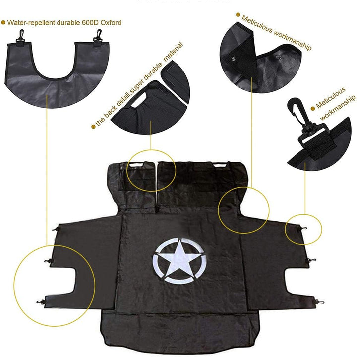 psler ® Kofferraumabdeckung Lagerung für Wrangler JK 2007-2017 and für Wrangler JL 2018-2023 For JK