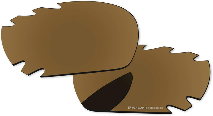 PapaViva Ersatzlinsen & Gummi-Kits für for Oakley Jawbone Vented Bronze Golden - Polarisiert, Bronze