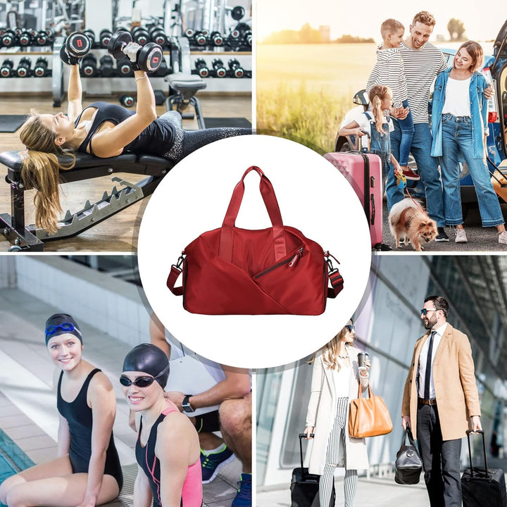 CORIOS Reisetaschen Duffle Bag für Herren/Damen Nylon Sporttasche Fitnesstasche Weekender Übernachtu