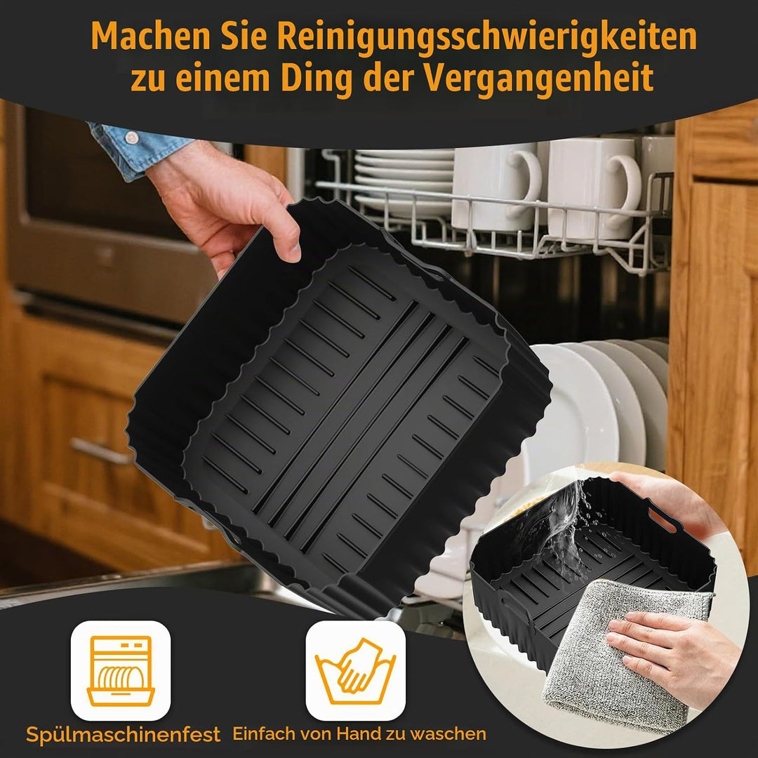 Heissluftfritteuse Zubehör für COSORI Turbo Tower Pro Smart 2 kammern 10,8L(6,5L/4,3L) Double Stack,