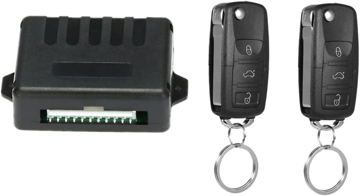Shkalacar 12V Universal Autotürschloss Zentralverriegelung Komplett Set Auto Türschloss Keyless Entr