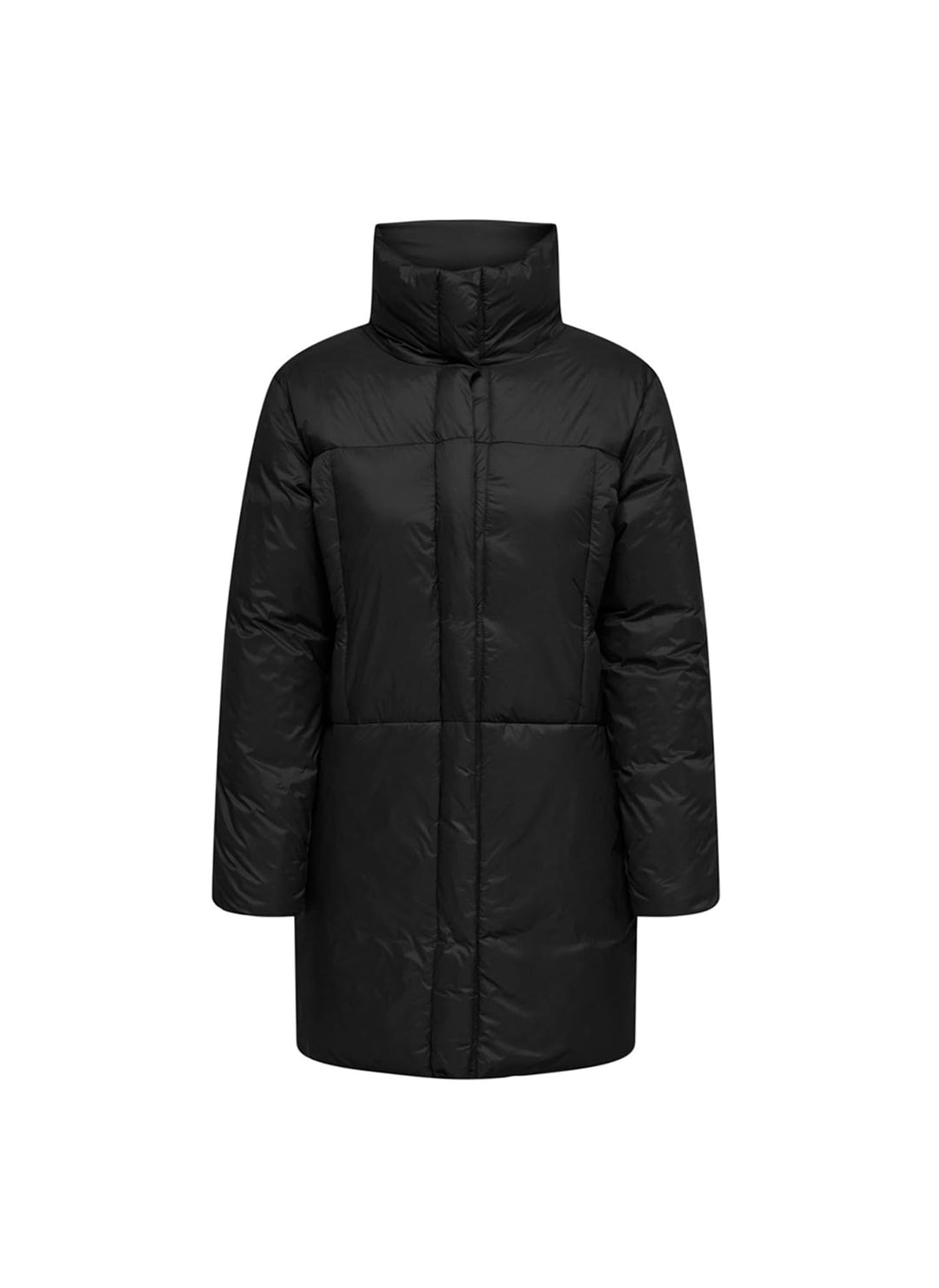 ONLY Damen Onlmax Bf Long Puffer OTW Pufferjacke XL Schwarz, XL Schwarz