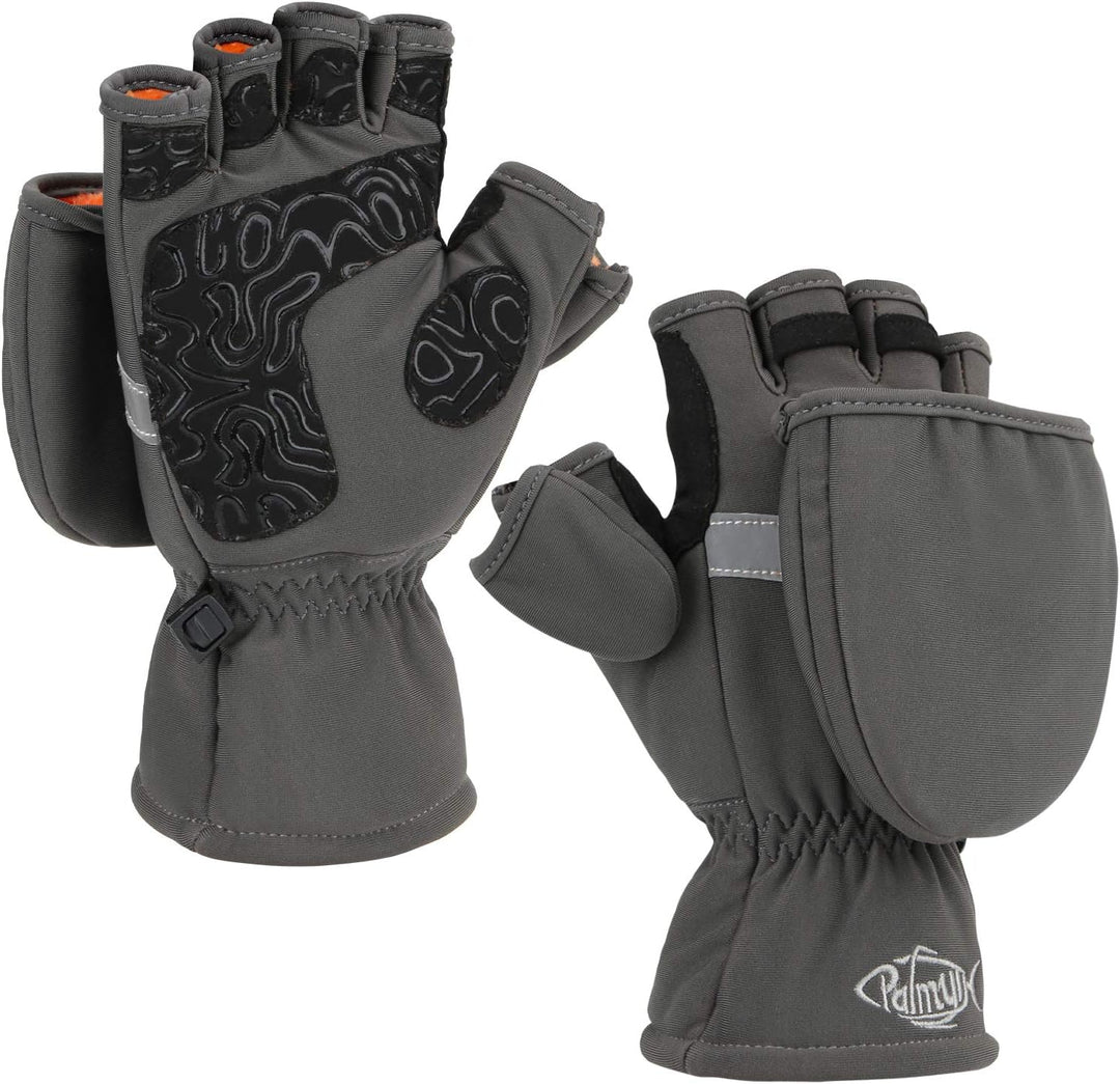 Palmyth Handschuhe zum Eisangeln, wandelbare Fäustlinge, fingerloser Fausthandschuh mit Thinsulate 3