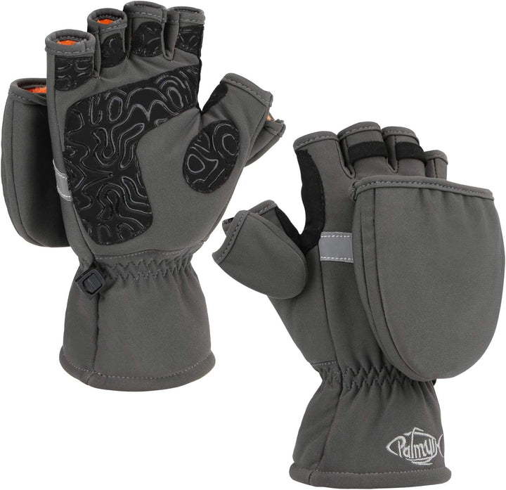 Palmyth Handschuhe zum Eisangeln, wandelbare Fäustlinge, fingerloser Fausthandschuh mit Thinsulate 3