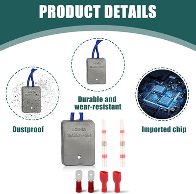 Softstart Modul Set, 15A 230V Elektrowerkzeuge Sanftanlauf Anlaufstrombegrenzer Modul Set mit Instal