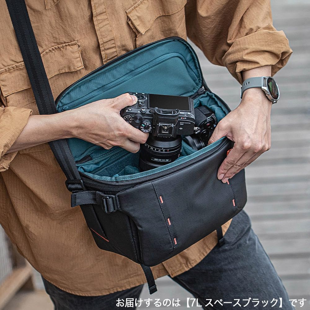 PGYTECH P-CB-160 étui et housse d’appareils Photo Sacoche en bandoulière Noir