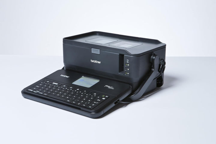 Brother PT-D800W Professionelles PC-Beschriftungsgerät mit WLAN und separater Tastatur (für 3,5 bis