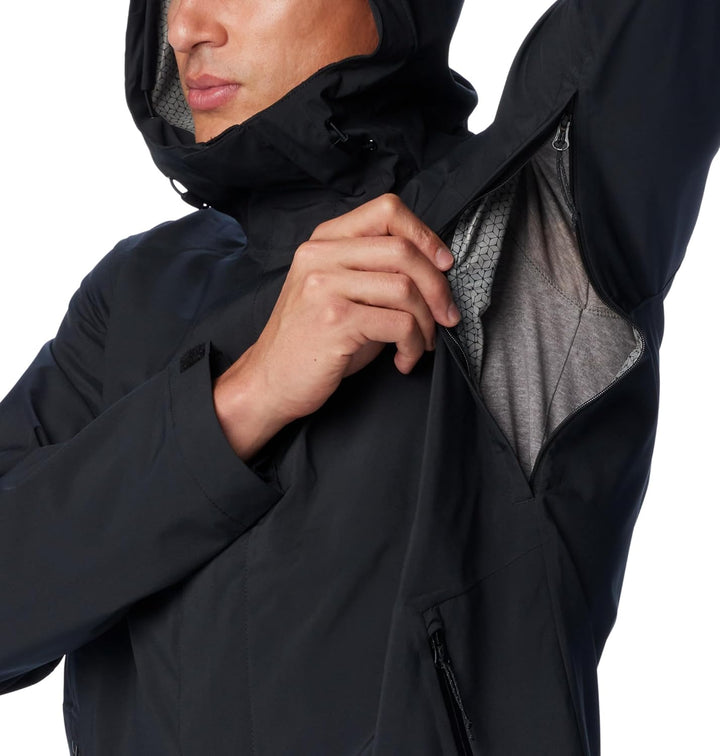 Columbia Herren Earth Explorer Regenjacke XXL Schwarz, XXL Schwarz