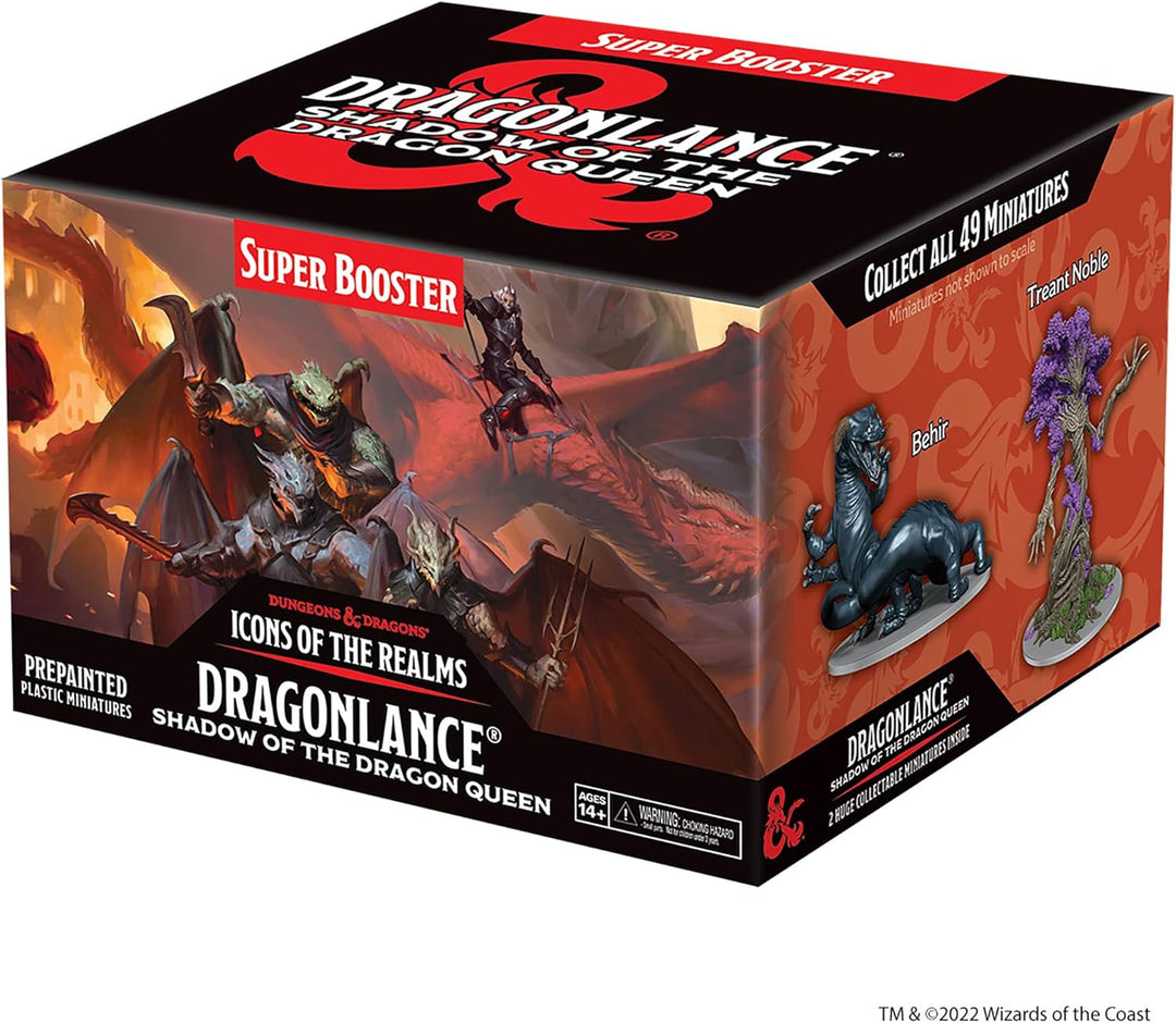 Wizkids D&D Icons of The Realms Dragonlance Shadow of The Dragon Queen Booster Brick Miniatur