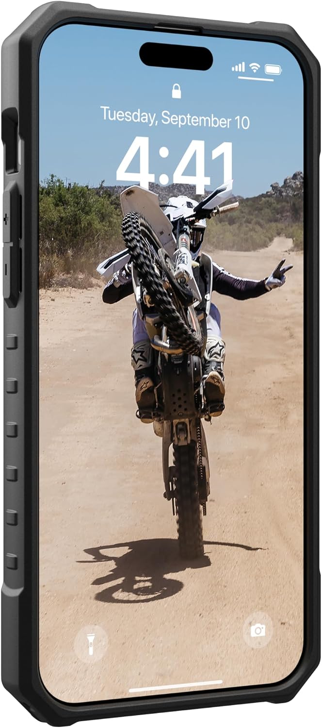 URBAN ARMOR GEAR Pathfinder Hülle kompatibel mit Apple iPhone 15 Pro Max Case [Wireless Charging/Mag