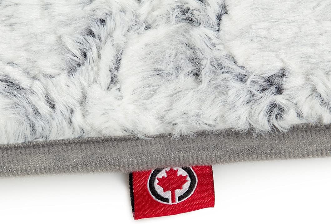CanadianCat Company | Katzen Fensterliege Liegematte mit Plüschbezug - hellgrau - Grösse L - 90 x 28