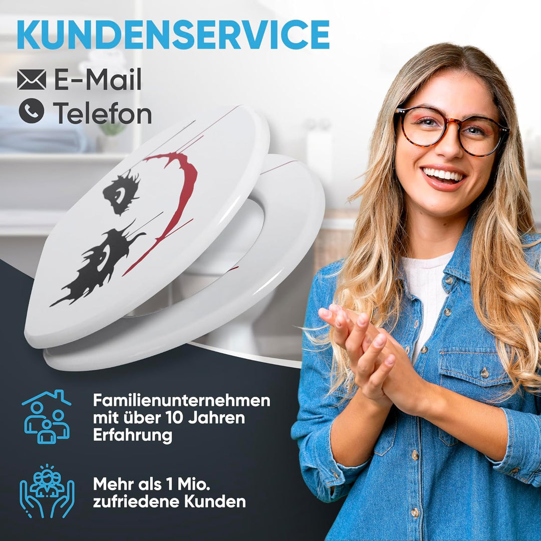 Sanilo WC Sitz mit Absenkautomatik, viele neue Toilettendeckel zur Auswahl, hochwertige Oberfläche,