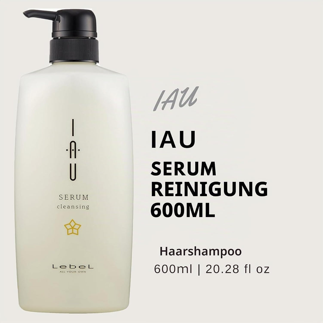 Lebel IAU Serum Cleansing Hair Shampoo - 600ml (Harajuku Culture Pack)