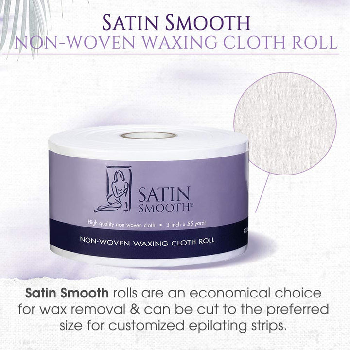 Satin Smooth Vlies-Wachstuchrolle für Frauen, 1 Rolle