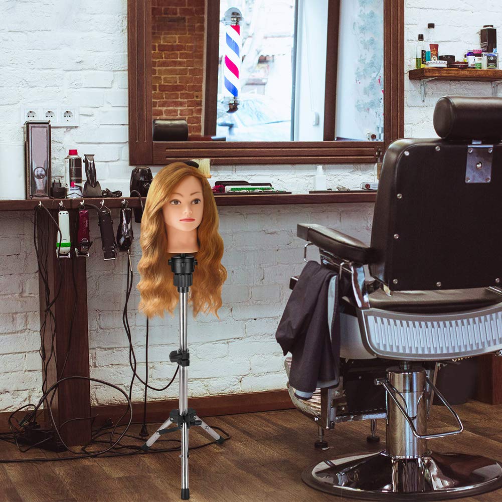 Cocoarm Puppenkopfständer für Friseure Übungskopf Stativ Ständer Friseurstativ Stativ Einstellbar St