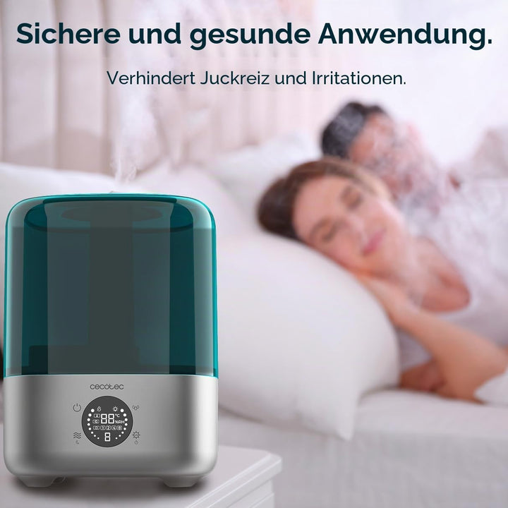 Cecotec Wasser-Luftbefeuchter mit Fernbedienung Breezecare 2900 Smart. 25W, maximale Befeuchtung 300