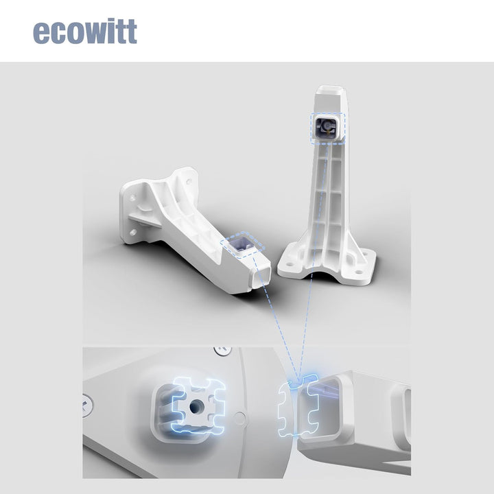 ECOWITT Wettersensor WS85 für Wetterstation WS3800/WS3900/HP2560, Gartengerät mit integriertem Solar