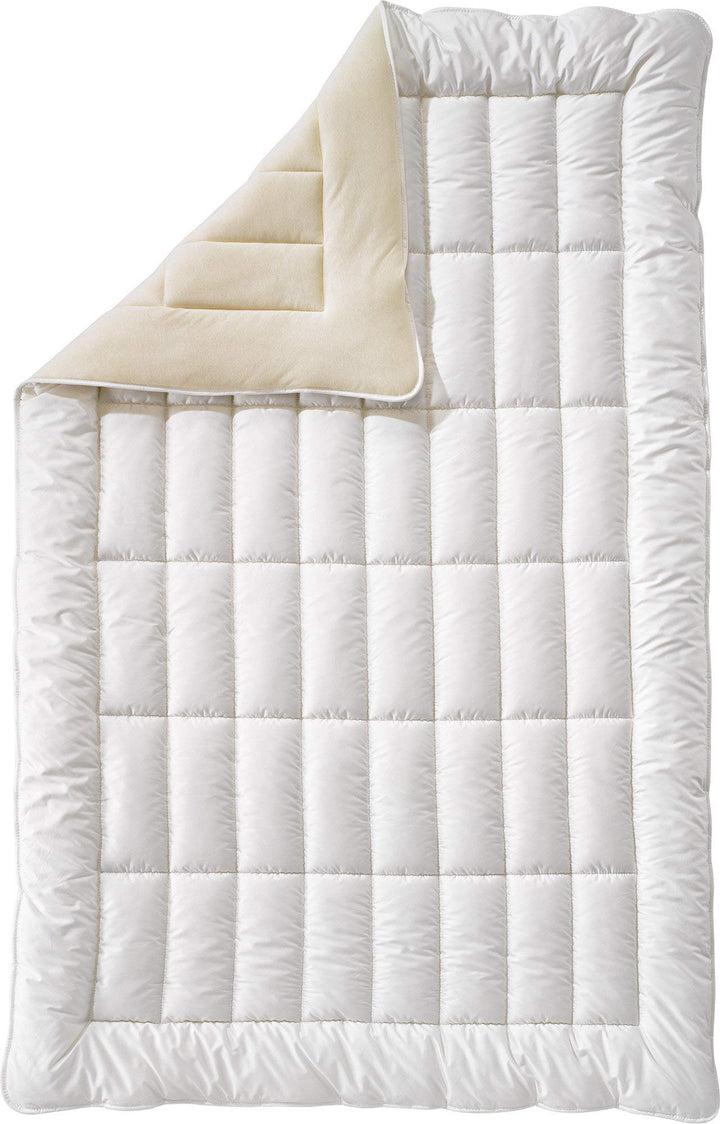 Billerbeck Bio Duo-Steppbett 100% Schurwolle wollweiss Grösse 135x200 cm 135 x 200 cm, 135 x 200 cm