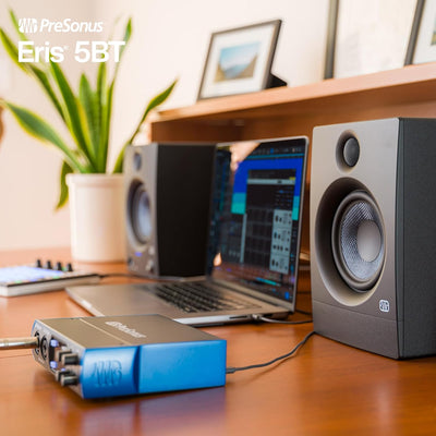 PreSonus Eris 5BT Gen 2 – 5" Desktop-Aktivlautsprecher mit Bluetooth für Multimedia, Gaming und Musi