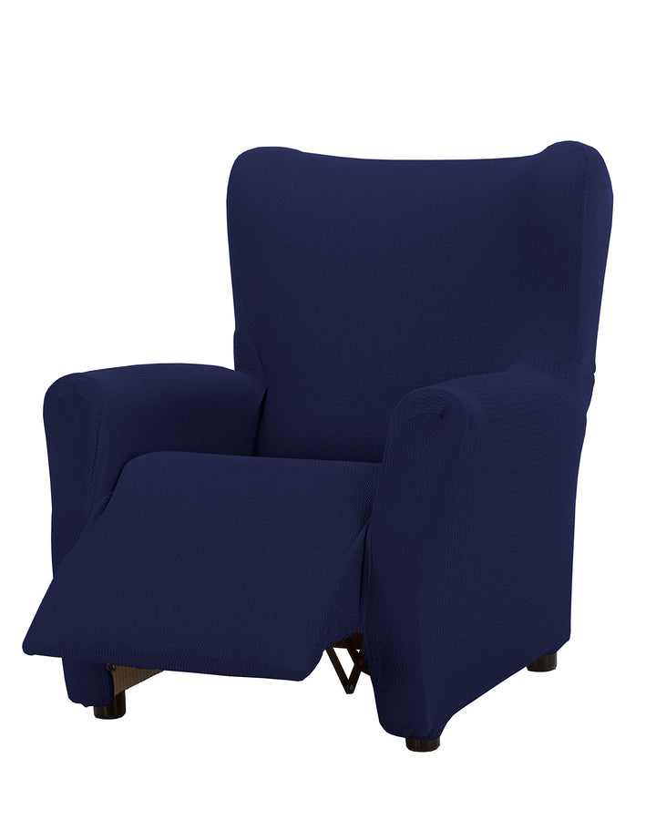 Martina Home Tunez Sesselbezug, Leder Relax de 70 a 90 cm ancho Marineblau, Marineblau