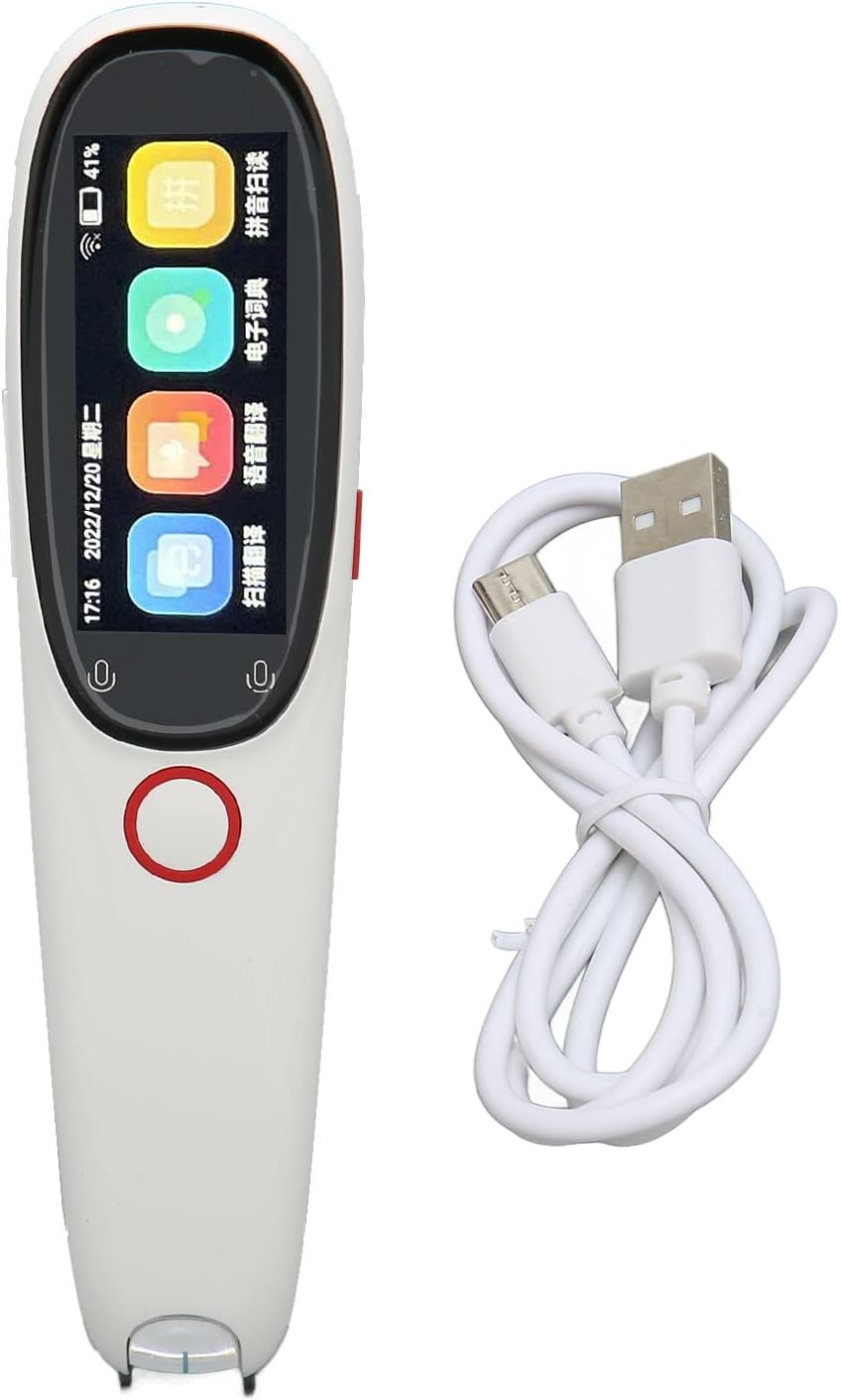 Smart Translator Pen mit 134 Sprachen, Tragbarer Fremdsprachen-Scan-Übersetzer 3,0-Zoll-Touchscreen,