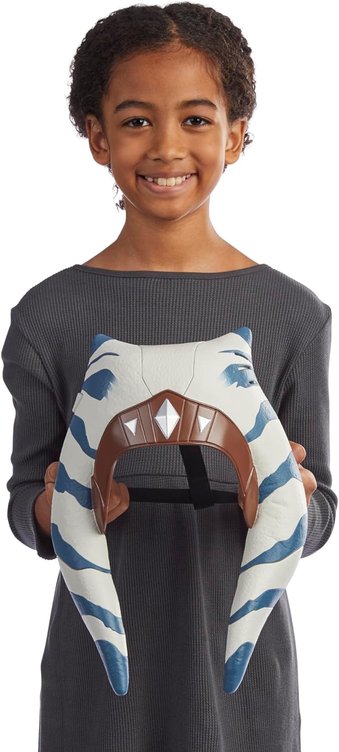 Star Wars elektronische Ahsoka Tano Maske, Star Wars Kostüm für Kinder, Star Wars Spielzeug für Kind