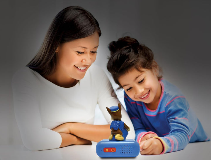 Lexibook, PAW Patrol, Wecker mit Nachtlicht, Sounds und Melodien, beleuchtetes LCD-Display, Leuchten