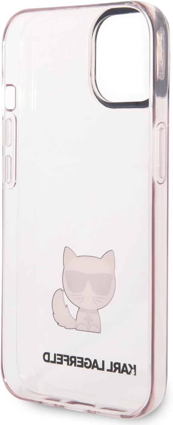 KARL LAGERFELD KLHCP14MCTTRI hülle für iPhone 14 Plus 6,7" hardcase rosa/pink Transparent Choupette
