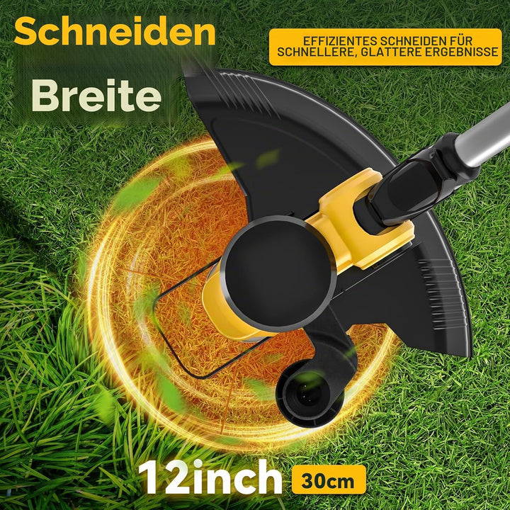 Akku Strimmer kompatibel mit Dewalt 20V Akku, 3-in-1 Falt-Kombi mit bürstenlosem Motor 30cm Schnittb