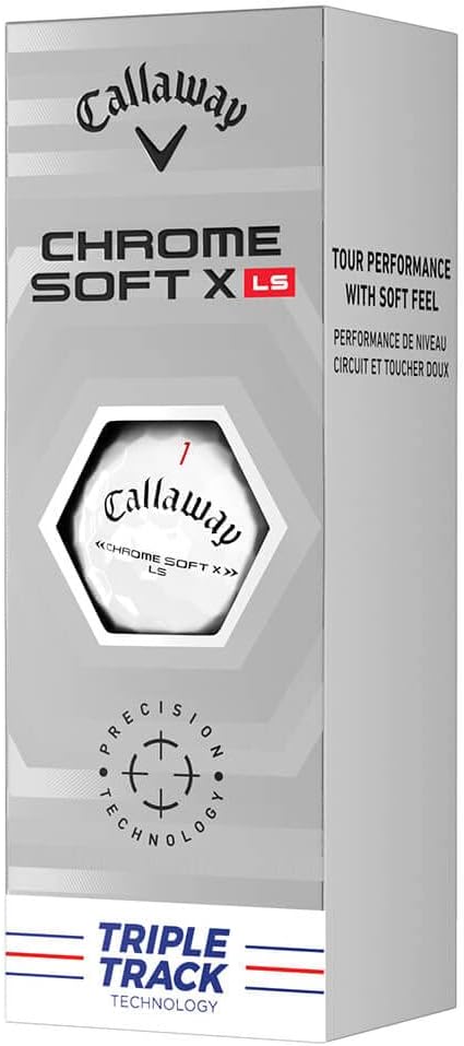 Callaway Golf 2022 Chrome Soft X LS Golfbälle TripleTrack Weiss, TripleTrack Weiss