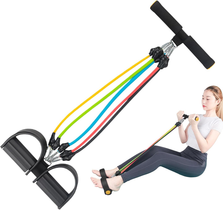 Pedal Widerstandsband - Spannseil Fitnessgerät | rutschfeste Verstellbare Elastische Ausrüstung Zum