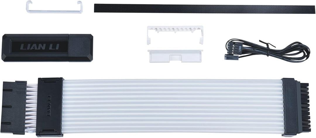 Lian Li Strimer Wireless 24-Pin RGB Verlängerungskabel – 132 adressierbare LEDs, kabelloser Controll