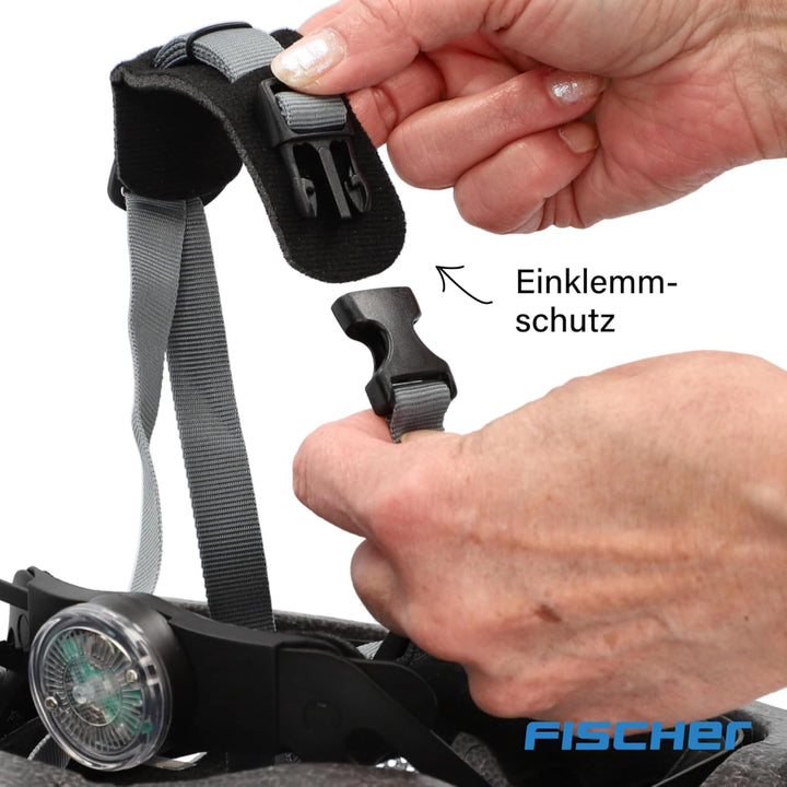 FISCHER Unisex – Erwachsene Urban Lano Fahrradhelm L/XL, 58-61 cm Grau, L/XL, 58-61 cm Grau