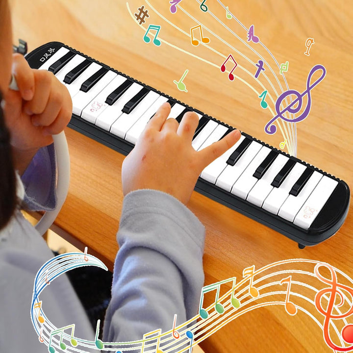 Melodica Instrument Für Kinder Blaswind-Keyboard Harmonium Instrument 32 keys, 32 keys