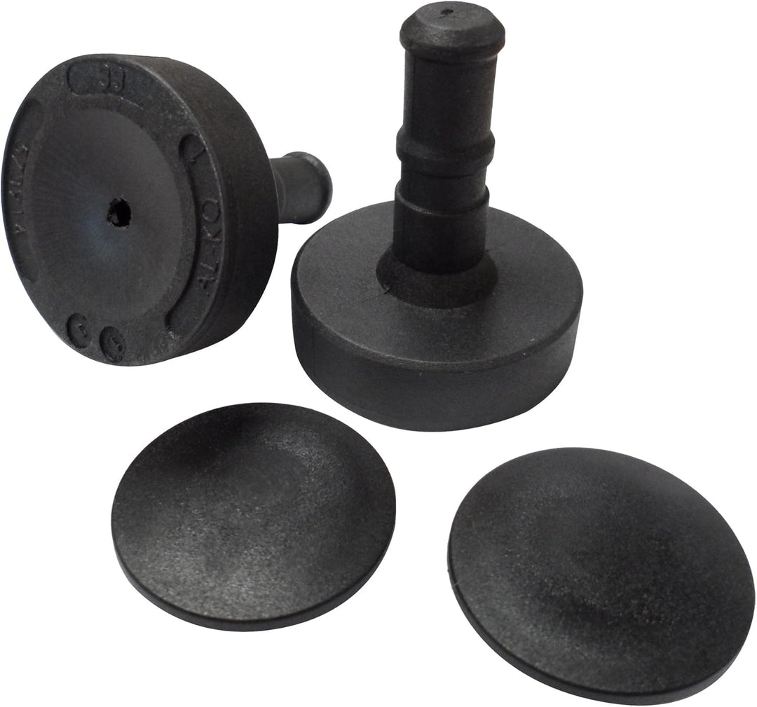 Al-Ko Caravan Stabilisator Seiten-Bremsbelag AKS 2004 3004, zwei Kappen 1220755