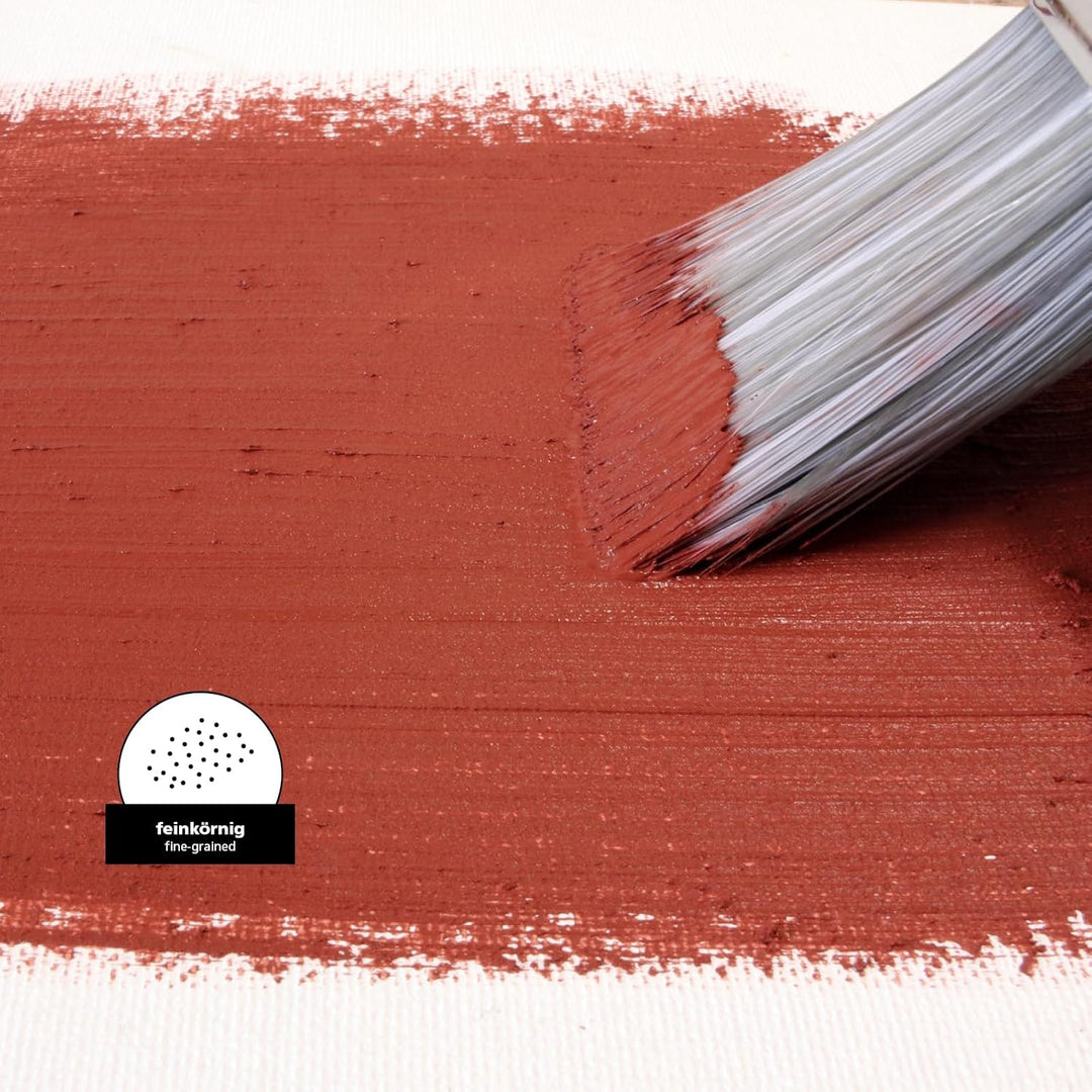 LM-Kreativ LM Struktur Paste fein 1,7 KG - Rost Rot - Strukturpaste für Leinwand - Perfekt für Bilde