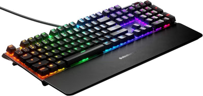 SteelSeries Apex 7 - Mechanische Gaming-Tastatur – OLED Smart Display – Rot Schalter – Nordisch (QWE