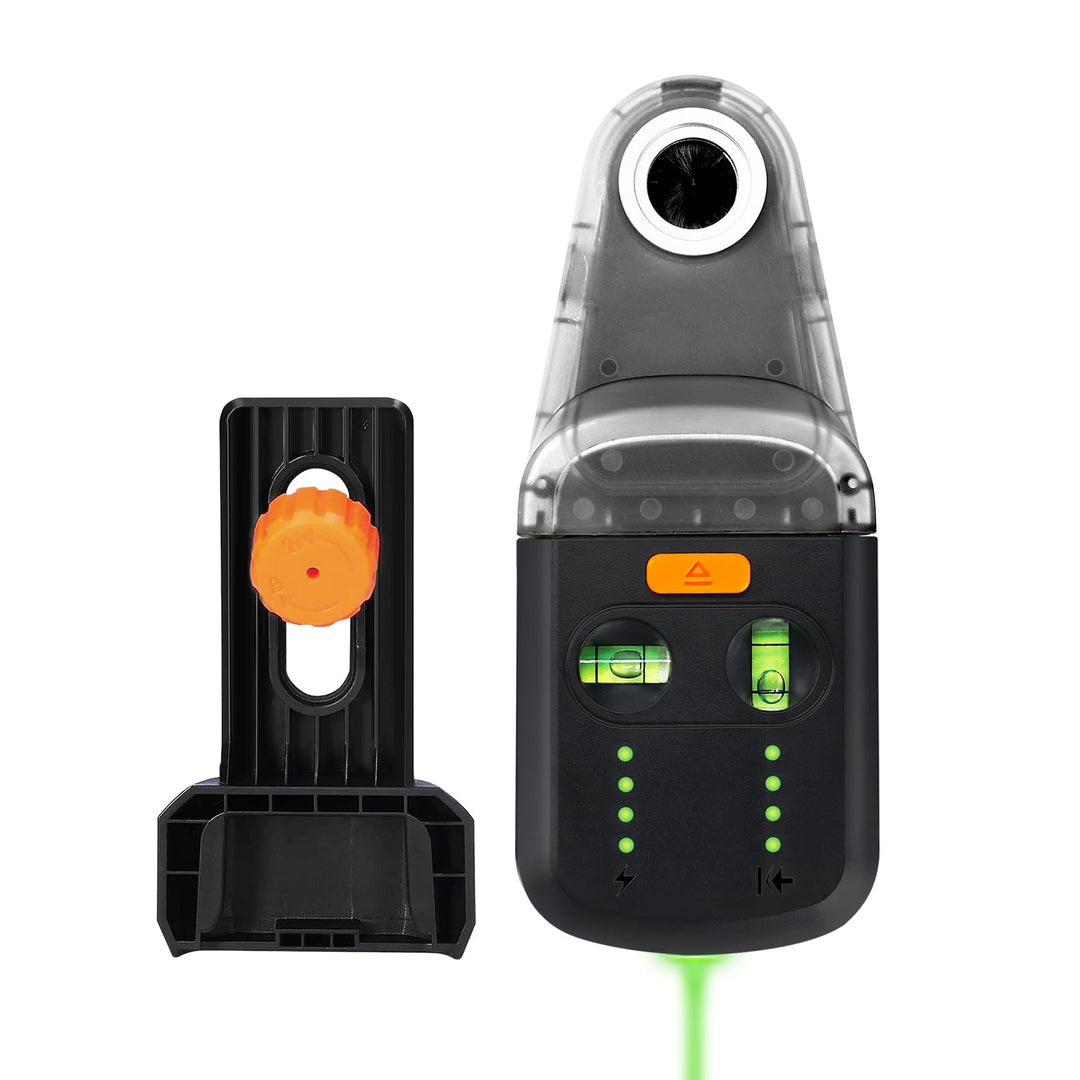 Elektrischer Bohrstaubabsauger Laser 3-in-1 5KG Tragfähigkeit Wandmontage Laser-Wasserwaagenhalter 2